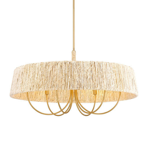 Hellia Six Light Pendant Legacy Brass