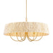 Minka-Lavery - 3606-732 - Six Light Pendant - Hellia - Legacy Brass