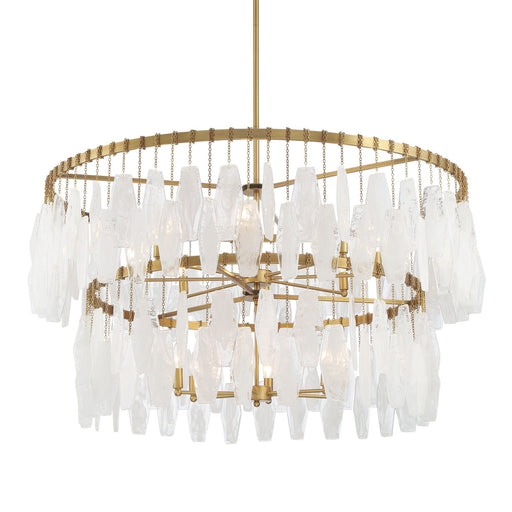 Willow 14 Light Pendant Legacy Brass