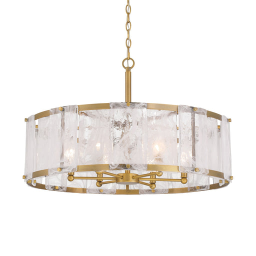 Minka-Lavery - 3636-732 - Six Light Pendant - Veil - Legacy Brass