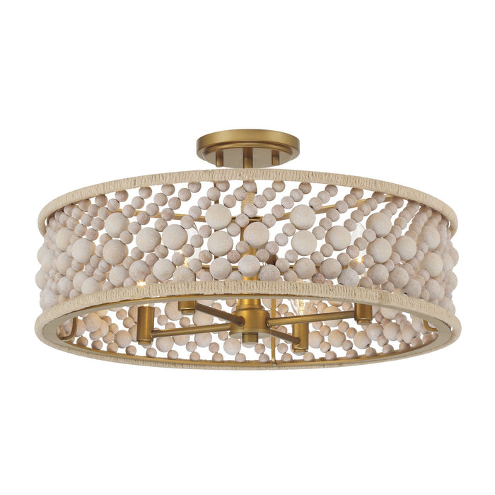 Minka-Lavery - 3645-870 - Four Light Semi Flush Mount - Horsmore - Legacy Brass (Painted)