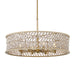 Minka-Lavery - 3646-870 - Eight Light Pendant - Horsmore - Legacy Brass (Painted)