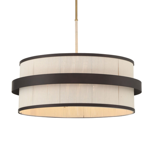 Harbor Wrap Six Light Pendant Legacy Brass (Painted) & Dark