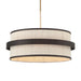 Minka-Lavery - 3686-886 - Six Light Pendant - Harbor Wrap - Legacy Brass (Painted) & Dark