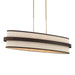 Minka-Lavery - 3687-886 - Eight Light Island Pendant - Harbor Wrap - Legacy Brass (Painted) & Dark