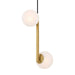Minka-Lavery - 3745-732 - Two Light Pendant - Curven - Legacy Brass