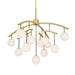 Minka-Lavery - 3748-732 - 13 Light Chandelier - Curven - Legacy Brass