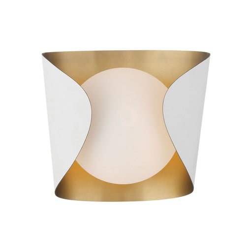 Flare One Light Vanity Sand White