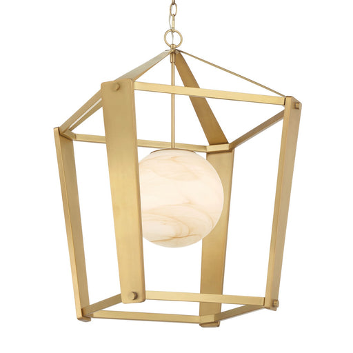 Shimmer One Light Pendant Legacy Brass