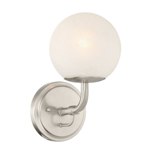 Whitehall One Light Vanity Brushed Nickel