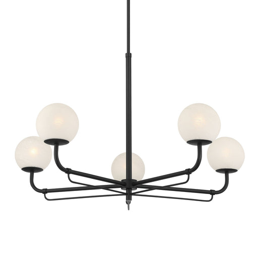 Whitehall Five Light Chandelier Dark Matte Black