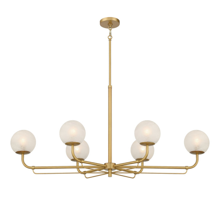 Minka-Lavery - 3796-732 - Six Light Island Pendant - Whitehall - Legacy Brass