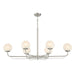 Minka-Lavery - 3796-84 - Six Light Island Pendant - Whitehall - Brushed Nickel
