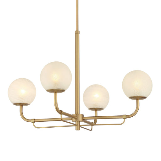 Whitehall Four Light Chandelier Legacy Brass