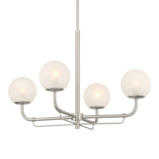Whitehall Four Light Chandelier Brushed Nickel