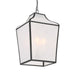 Minka-Lavery - 3804-899 - Four Light Pendant - Velena - Dark Matte Black
