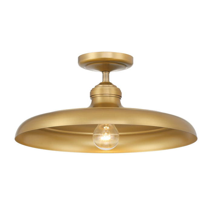 Minka-Lavery - 3936-732 - One Light Semi Flush Mount - Crowne - Legacy Brass