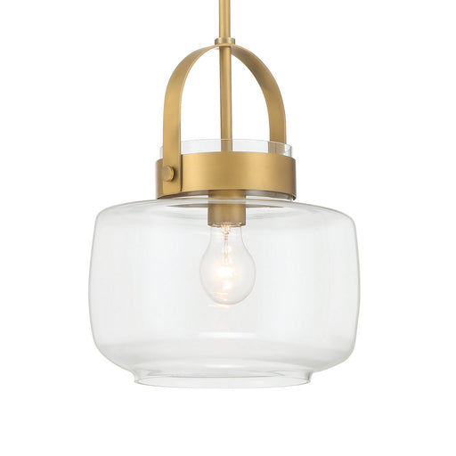 Wickglow One Light Pendant Legacy Brass