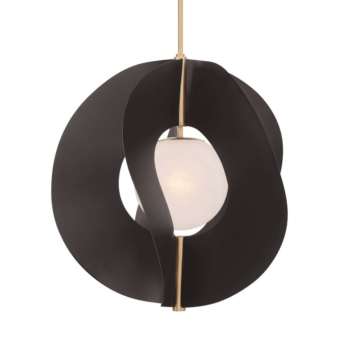 Minka-Lavery - 3951-855 - One Light Pendant - Gloria - Legacy Brass & Dark Bronze