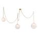 Minka-Lavery - 5218-732 - Three Light Pendant - Marbelle - Legacy Brass