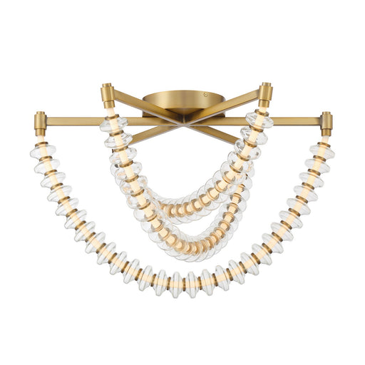 Pearl LED Flush Mount Legacy Brass