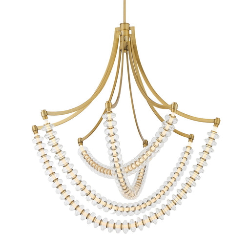 Pearl LED Chandelier Legacy Brass