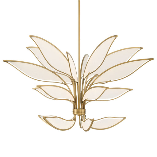 Papilio LED Chandelier Legacy Brass