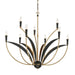 Minka-Lavery - 5699-782 - Nine Light Chandelier - Miller - Legacy Brass & Sand Coal