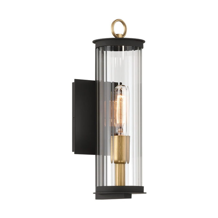 Minka-Lavery - 79000-734 - One Light Outdoor Wall Sconce - Cara - Legacy Brass (Painted) & Dark