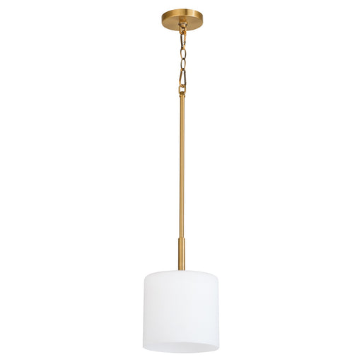 Rutherford One Light Pendant Brushed Brass