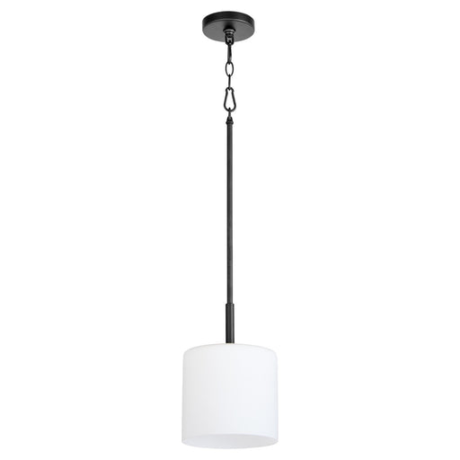 Rutherford One Light Pendant Matte Black