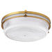 Quorum - 368-14-47 - LED Ceiling Mount - Emory - Brushed Brass