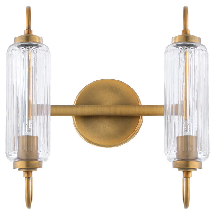 Quorum - 5015-2-47 - Two Light Vanity - Whitmire - Brushed Brass