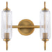 Quorum - 5015-2-47 - Two Light Vanity - Whitmire - Brushed Brass