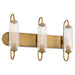 Quorum - 5015-3-47 - Three Light Vanity - Whitmire - Brushed Brass