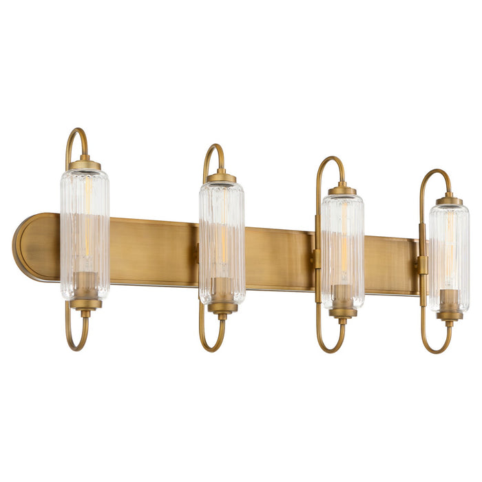 Quorum - 5015-4-47 - Four Light Vanity - Whitmire - Brushed Brass