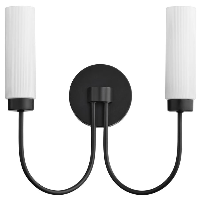 Quorum - 5024-2-59 - Two Light Wall Mount - Jerome - Matte Black