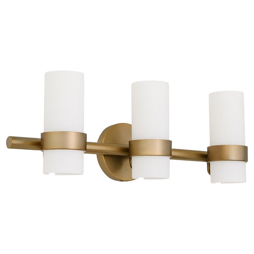Sojourn Three Light Vanity Brushed Brass