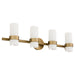 Quorum - 5169-4-47 - Four Light Vanity - Sojourn - Brushed Brass