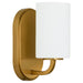 Quorum - 5307-1-47 - One Light Wall Mount - Rutherford - Brushed Brass