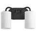 Quorum - 5307-2-59 - Two Light Vanity - Rutherford - Matte Black