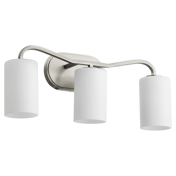 Quorum - 5307-3-65 - Three Light Vanity - Rutherford - Satin Nickel