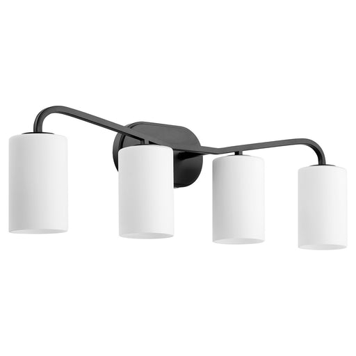 Rutherford Four Light Vanity Matte Black