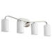 Quorum - 5307-4-65 - Four Light Vanity - Rutherford - Satin Nickel