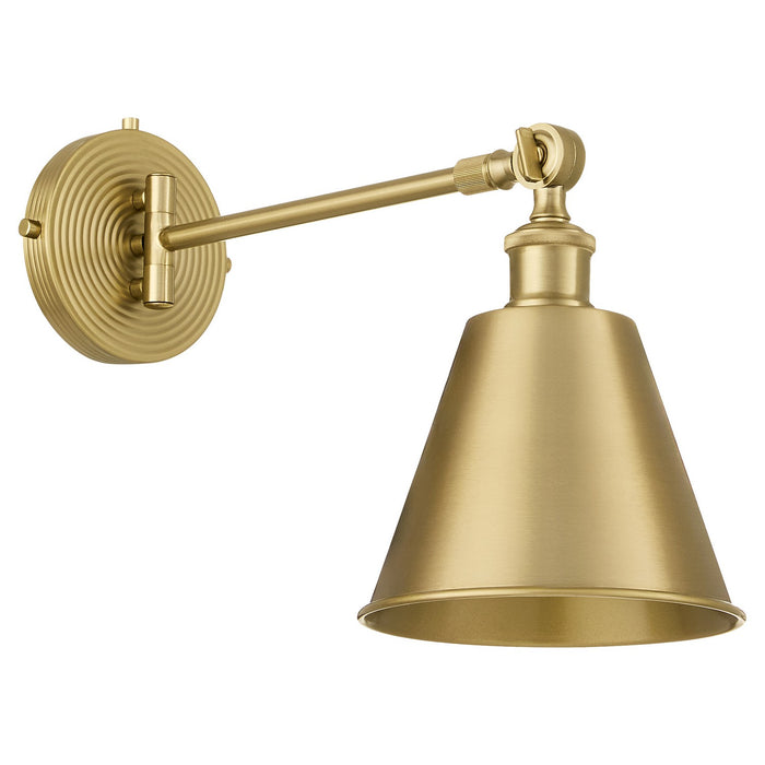 Quorum - 5320-1-80 - One Light Wall Mount - Bailey - Aged Brass
