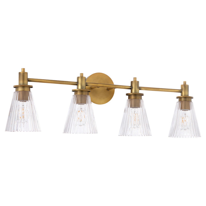 Quorum - 5803-4-47 - Four Light Vanity - Lawton - Brushed Brass