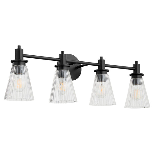 Lawton Four Light Vanity Matte Black