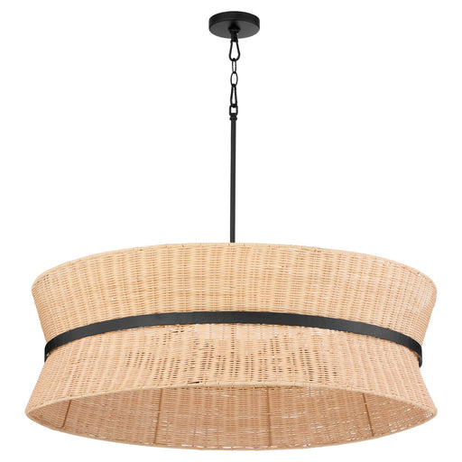 Fairview Eight Light Pendant Matte Black