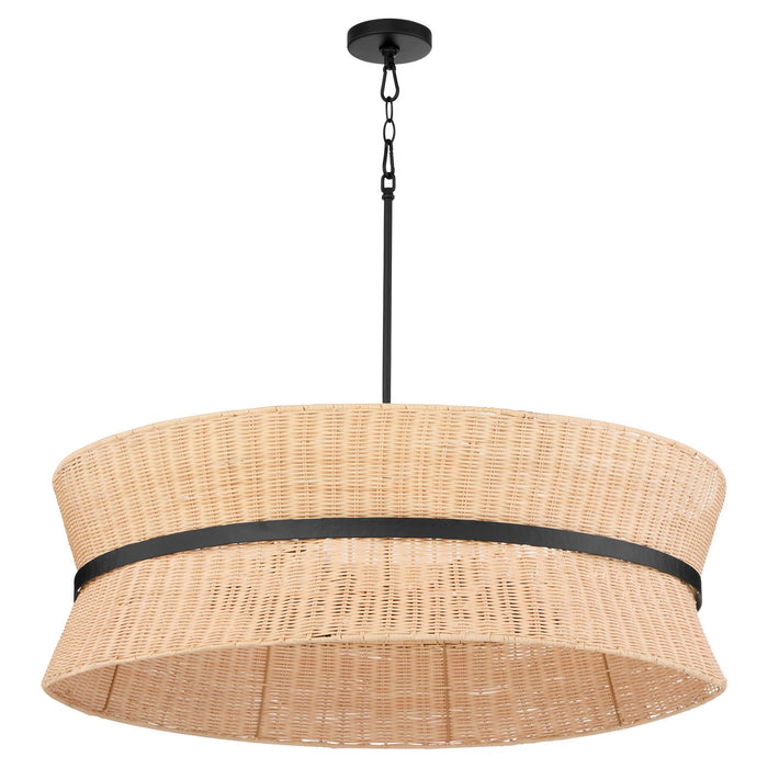 Quorum - 6123-8-59 - Eight Light Pendant - Fairview - Matte Black