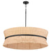 Quorum - 6123-8-59 - Eight Light Pendant - Fairview - Matte Black